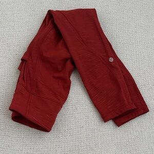 Lululemon Full Length Leggings Red/Orange Size 2